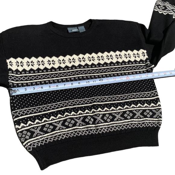 LizWear Petite Liz Claiborne Fair Isle Vintage Sweater Sz S - Picture 5 of 7